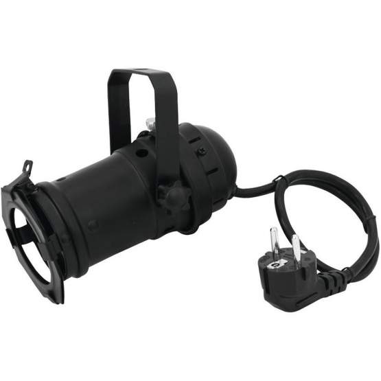 Eurolite PAR-16 Spot schwarz 230V für GU-10 Lampe 