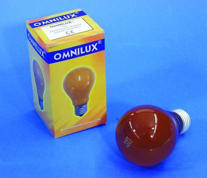 Omnilux A19 230V/25W E-27 orange 