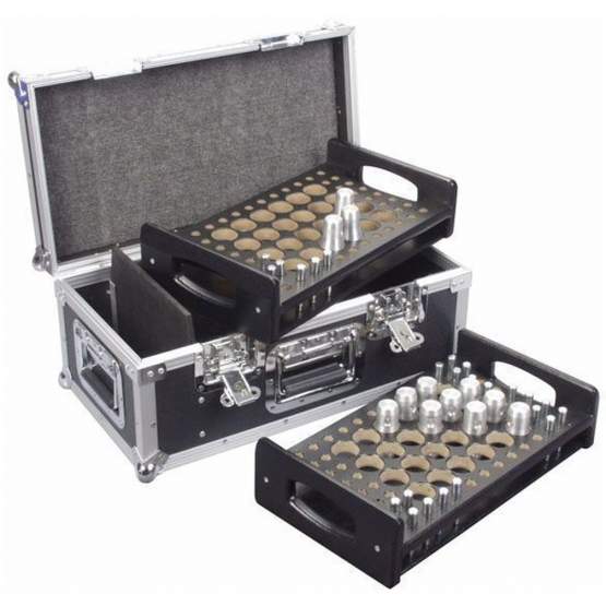 Showgear Roadcase for 48 Pieces Conical Adaptors with Conical Pins 