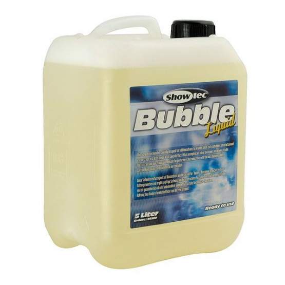 Showtec Bubble Liquid 5 Liter ready to use 