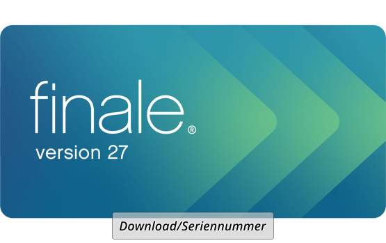 makemusic Finale 27 Update von Finale 25 oder älter, Download/Licence Key 