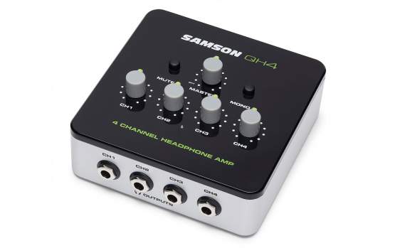 Samson QH4 4 Channel Mini Headphone Amplifier 