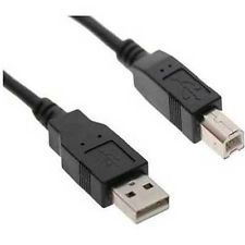 Schulz USB 2 USB-Kabel Typ A, male an Typ B, male, schwarz 1,8m 