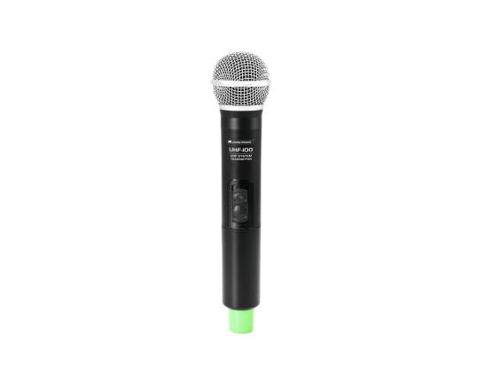 Omnitronic UHF-100 Handmikrofon 830.3MHz (grün) 