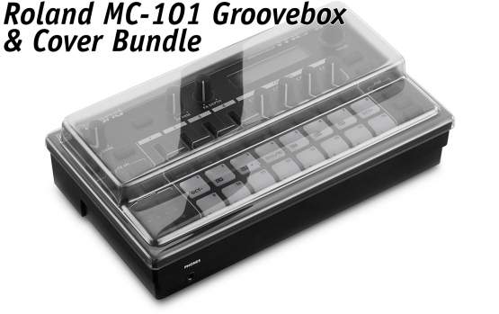 Roland MC-101 Groovebox & Cover Bundle 