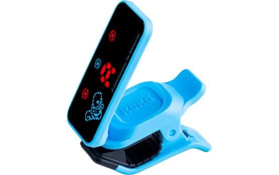 Korg PC-2-PZG Clip-On Stimmgerät, Squirtle-Modell, blau 