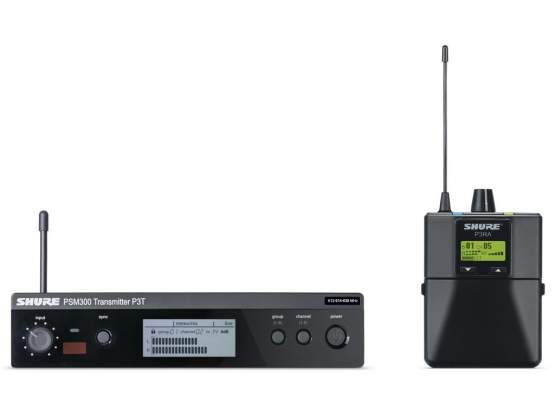 Shure PSM 300 P3TERA K12 Premium In-Ear System (614 bis 638 MHz) 