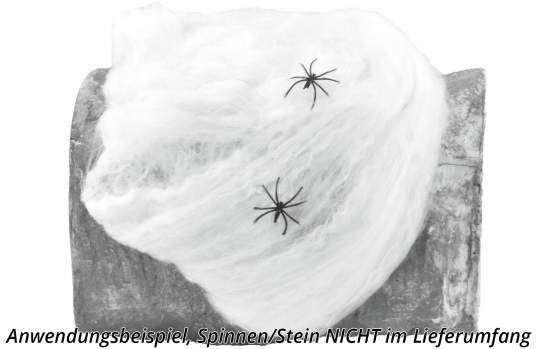 Europalms Halloween Spinnennetz weiß 50g UV-aktiv 