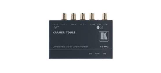 Kramer 123 VXL High-Performance- Leitungsverstärker für Composite- o. SDI-Video 