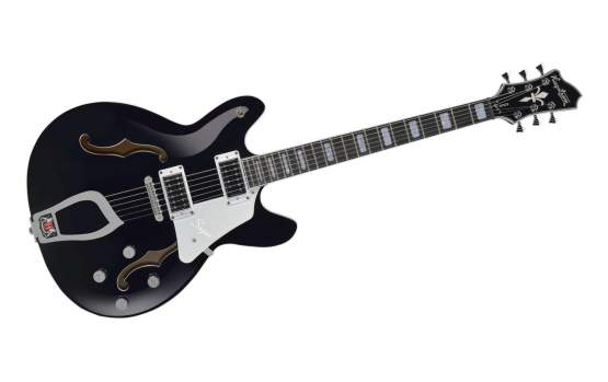 Hagstrom Super Viking - Black Gloss 