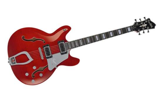 Hagstrom Super Viking - Wild Cherry Transparent 