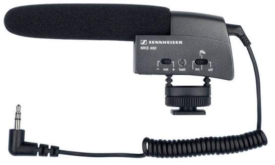 Sennheiser MKE 400 Richtmikrofon für Kameras 