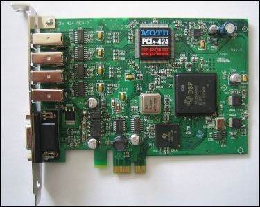 MOTU PCIexpress - 424 Interface 