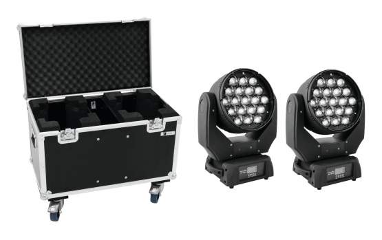 Eurolite Set 2x LED TMH-X5 + Case 