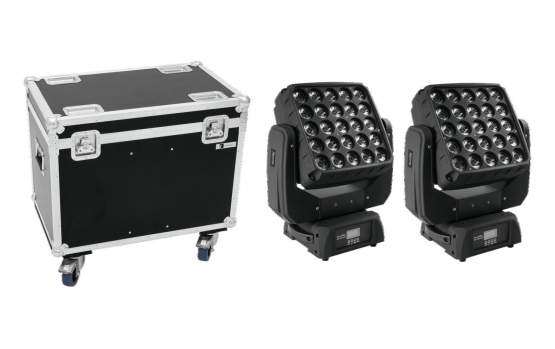 Eurolite Set 2x LED TMH-X25 Moving-Head + Case 