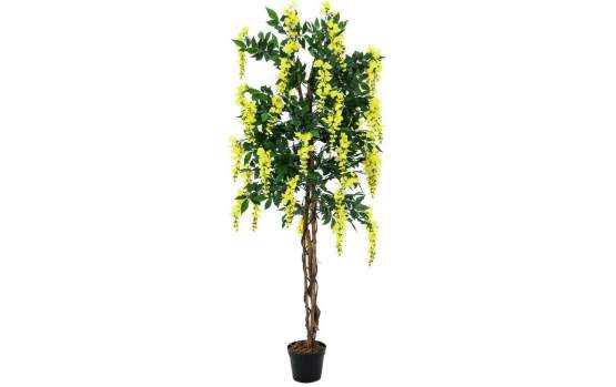 Europalms Goldregenbaum, gelb, 150cm, Kunststoffpflanze 