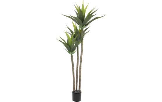 Europalms Yucca, 3-stämmig, 125cm, Kunststoffpflanze 