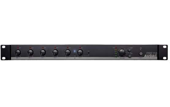 Audac PRE 116 6 Kanal stereo Vorverstärker 