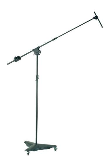 K&M 21430 Overhead Mikrofonstativ, schwarz 