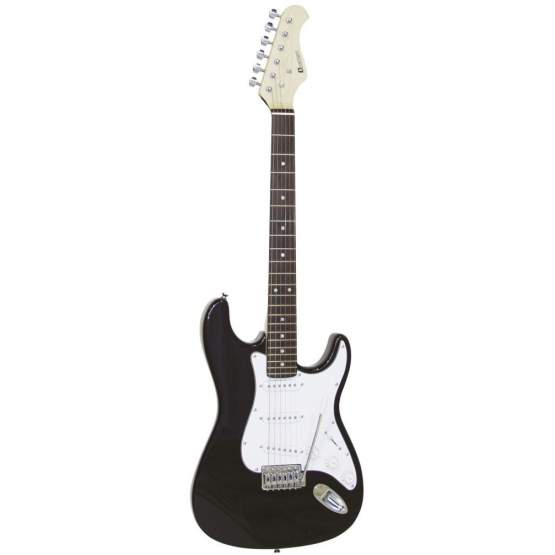 Dimavery ST-203 E-Gitarre, schwarz 