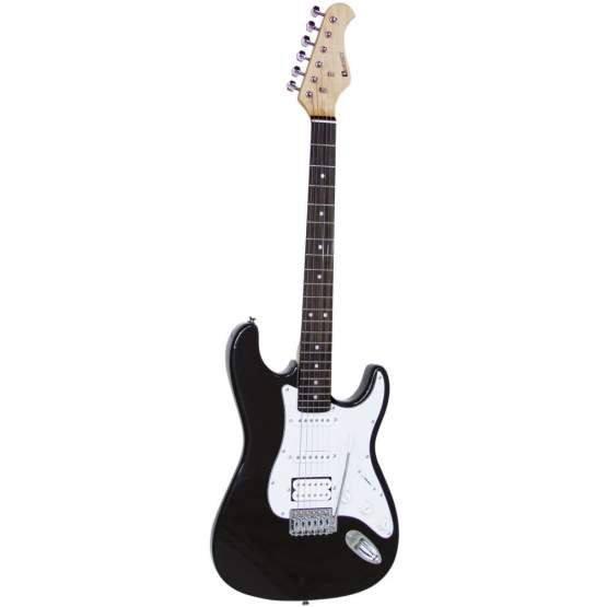 Dimavery ST-312 E-Gitarre, schwarz 