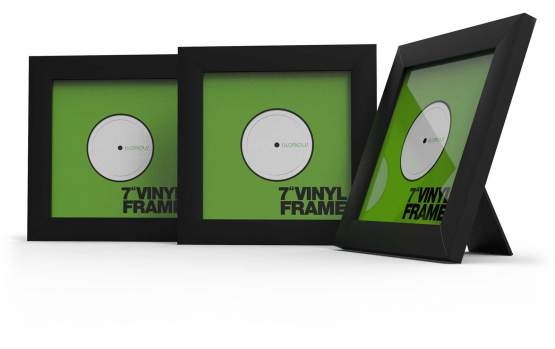 Glorious Vinyl Frame Set 7" Black, 3er Pack 