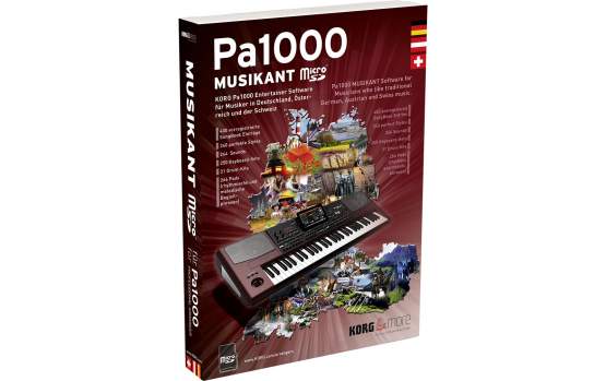 Korg Musikant für Pa1000, Software mit micro-SD Karte 