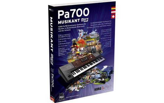 Korg Musikant für Pa700, Software mit micro-SD Karte 