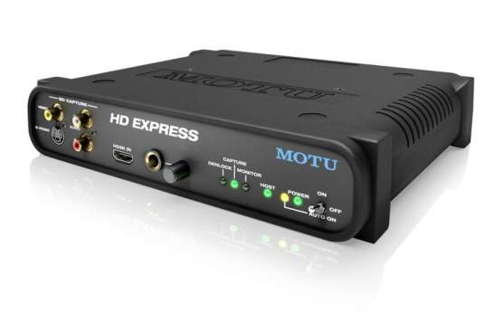 MOTU HD Express HDMI mit ExpressCard34 