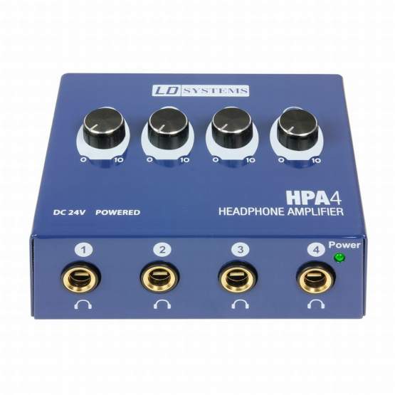 LD Systems HPA 4 - Kopfhörerverstärker 4 Kanal 