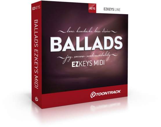 ToonTrack EZkeys Ballads MIDI-Pack (Licence Key) 