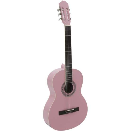 Dimavery AC-303 Klassik-Gitarre, pink 
