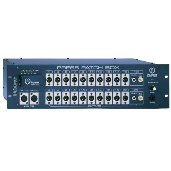 Palmer Pro Press Patch Box 10 Kanal stereo / 20 Kanal mono 