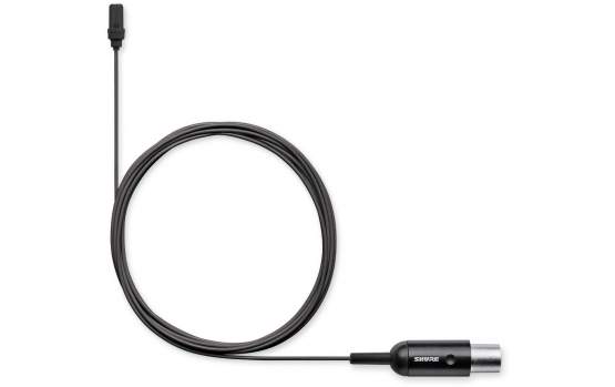 Shure UL4B/C-MTQG-A UL4 Lavaliermikrofon mit Nierencharakteristik, MTQG-Stecker, schwarz, inkl. Zubehör 
