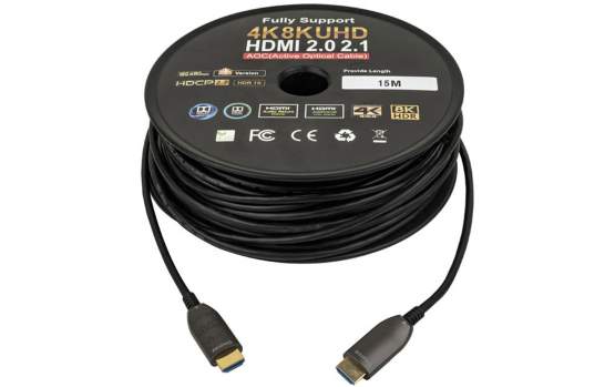 DAP FV4515 HDMI 2.1 AOC 8K-Glasfaserkabel - 15m 