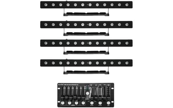Eurolite Set 4x LED PIX-12 HCL + Controller 