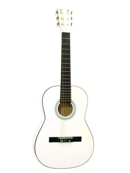 Dimavery AC-300 Klassik-Gitarre 3/4, weiß 