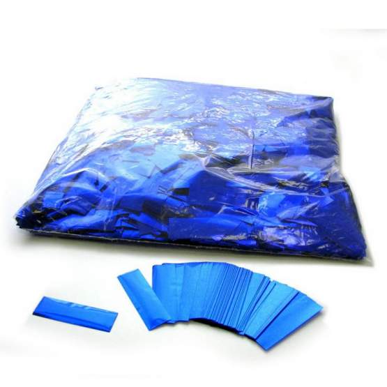 Magic FX Metallic Konfetti Rechteck 55x17mm Blau Beutel 