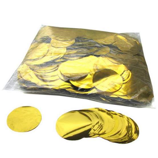 Magic FX Metallic Konfetti Kreis Ø55mm Gold Beutel 