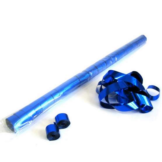 Magic FX Metallic Luftschlangen 10m x 1.5cm Blau Beutel 