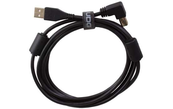 UDG Ultimate Audio Cable USB 2.0 A-B Black Angled 1m  (U95004BL) 