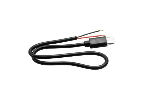 Omnitronic Kabel USB-C auf 2x offene Kabelenden 30cm 