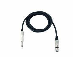 Omnitronic Adapterkabel  XLR (F) / Klinke stereo 2m schwarz 