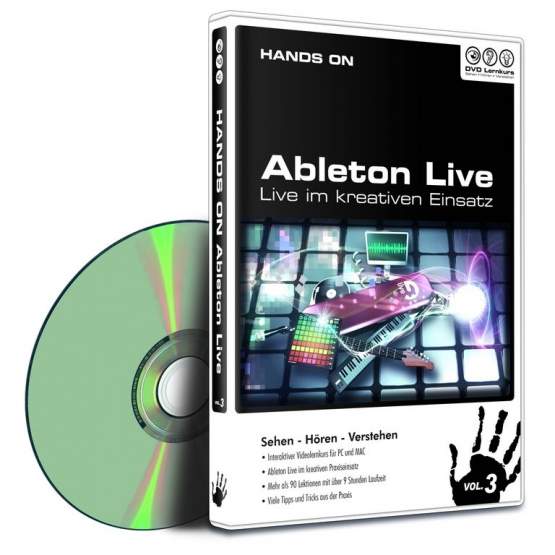 DVD Lernkurs Hands On Ableton Live Vol.3 
