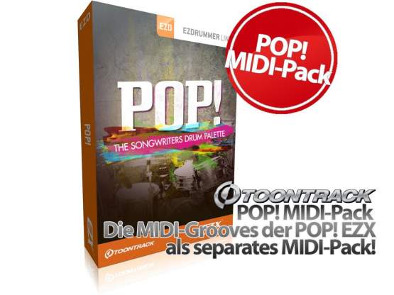 ToonTrack POP! MIDI-Pack (Licence Key) 