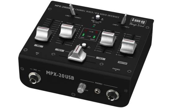 IMG Stageline MPX-20USB Stereo-Mischpult 