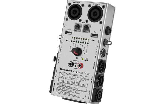 Monacor CT-3 Kabeltester 