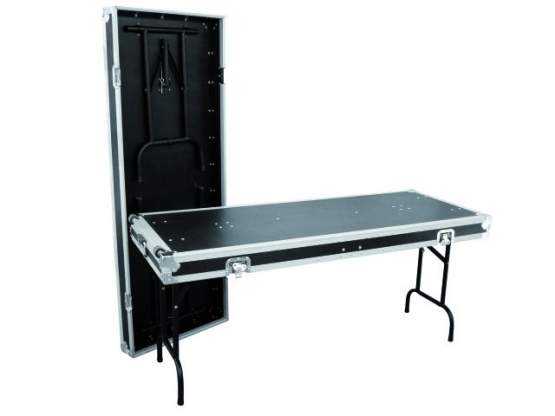 Roadinger 2 Tische in Case-Ausführung (162x62 cm) 