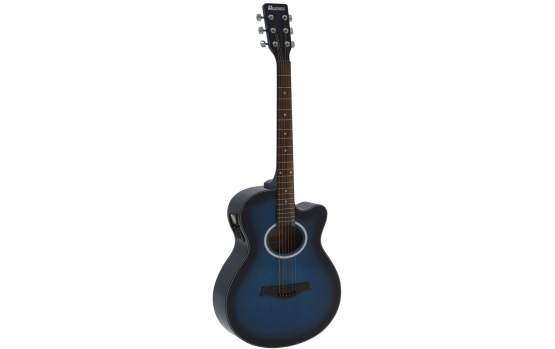 Dimavery AW-400 Western-Gitarre, blueburst 