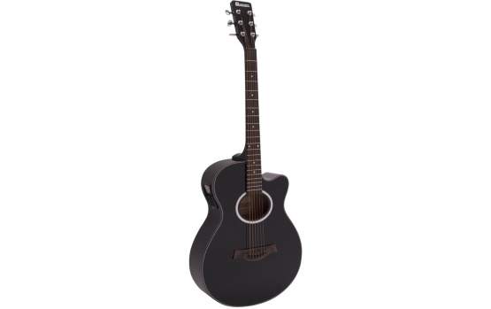 Dimavery AW-400 Western-Gitarre, schwarz 